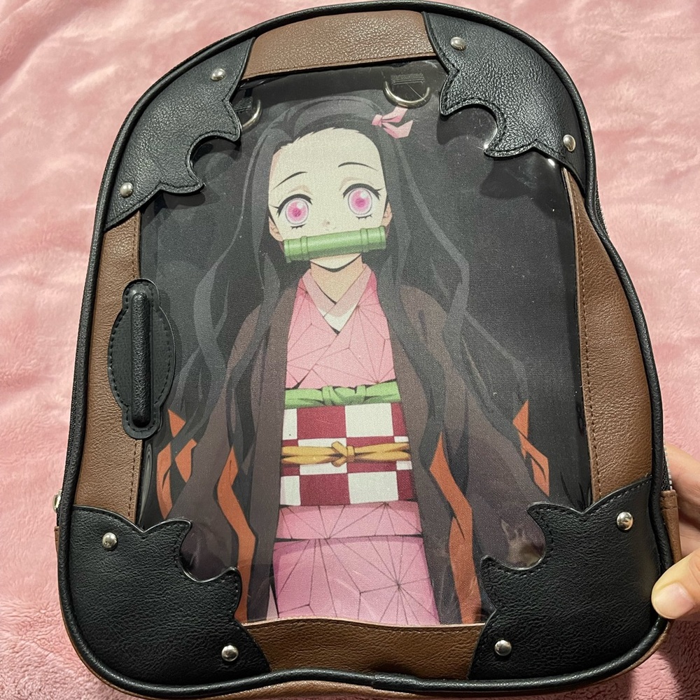 Nezuko backpack pin collector